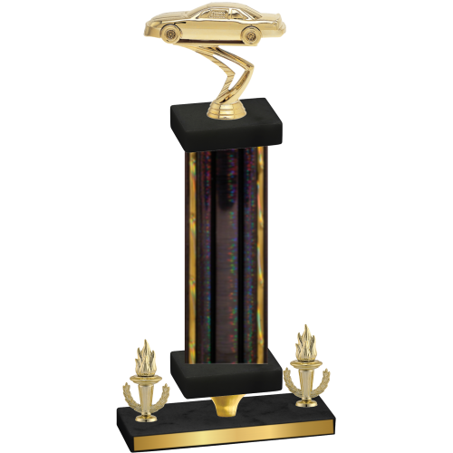 Premium Single Black Glacier Victory Cars Trophy