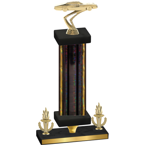 Premium Single Black Glacier Victory Cars Trophy
