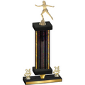 Premium Single Black Glacier Year Skater Trophy