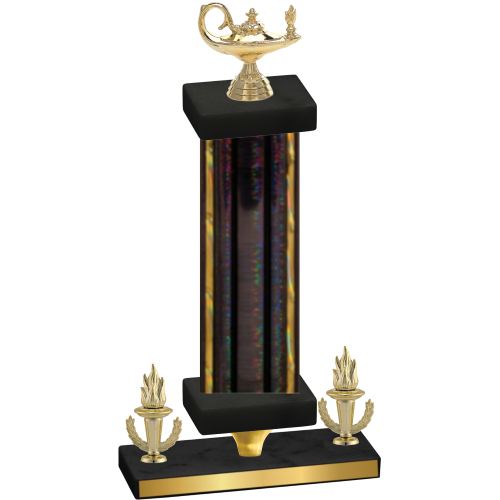 Premium Single Black Glacier Victory Academics Trophy