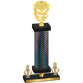 Premium Single Black Carbon Fiber Victory Pickleball Trophy