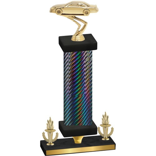 Premium Single Black Carbon Fiber Victory Cars Trophy