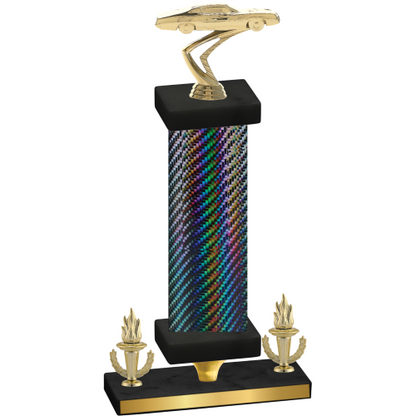 Premium Single Black Carbon Fiber Victory Cars Trophy