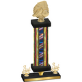 Premium Single Flag USA Third Place Soccer Trophy
