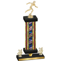Premium Single Flag USA Year Running Trophy