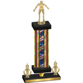 Premium Single Flag USA Victory Wrestling Trophy