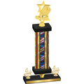 Premium Single Flag USA Fourth Place Pickleball Trophy