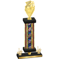 Premium Single Flag USA First Place Pickleball Trophy