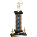 Premium Single Flag USA Victory Archery Trophy