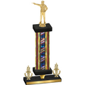 Premium Single Flag USA Victory Shooter Trophy
