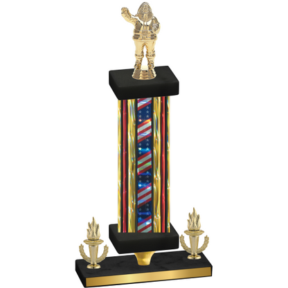 Premium Single Flag USA Victory Holiday Trophy