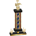 Premium Single Flag USA Third Place Music Trophy