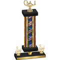 Premium Single Flag USA Third Place Academics Trophy