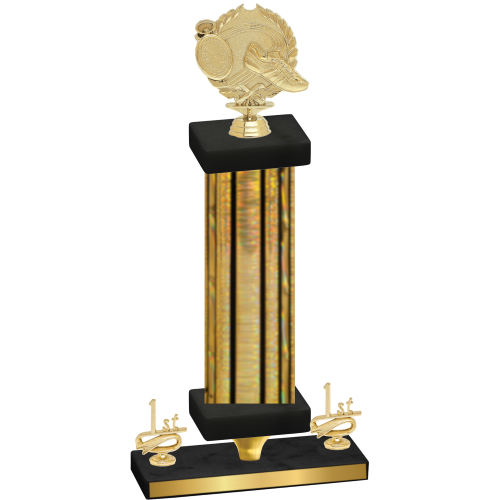 Premium Single Gold Glacier First Place Running Trophy