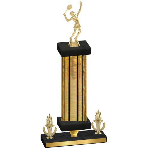 Premium Single Gold Glacier Victory Tennis Trophy