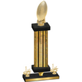 Premium Single Gold Glacier First Place Football Trophy