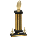 Premium Single Gold Glacier Victory Football Trophy