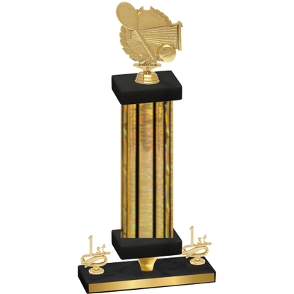 Premium Single Gold Glacier First Place Tennis Trophy