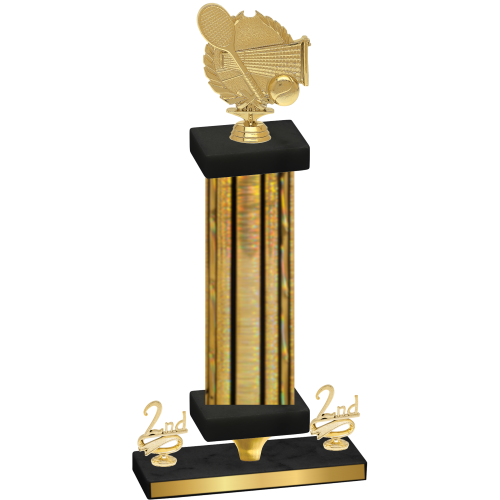 Premium Single Gold Glacier Second Place Tennis Trophy