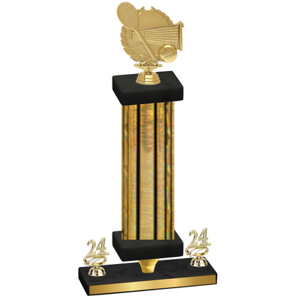 Premium Single Gold Glacier Year Tennis Trophy