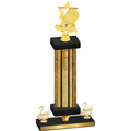 Premium Single Gold Glacier Second Place Pickleball Trophy