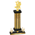 Premium Single Gold Glacier Third Place Pickleball Trophy