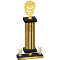Premium Single Gold Glacier Year Pickleball Trophy