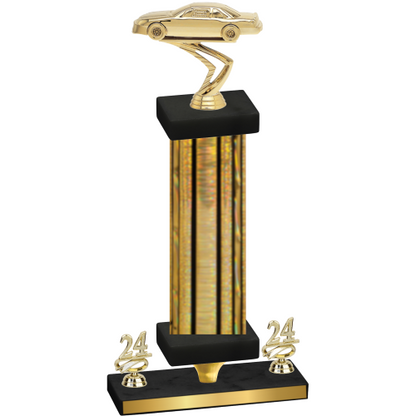 Premium Single Gold Glacier Year Cars Trophy