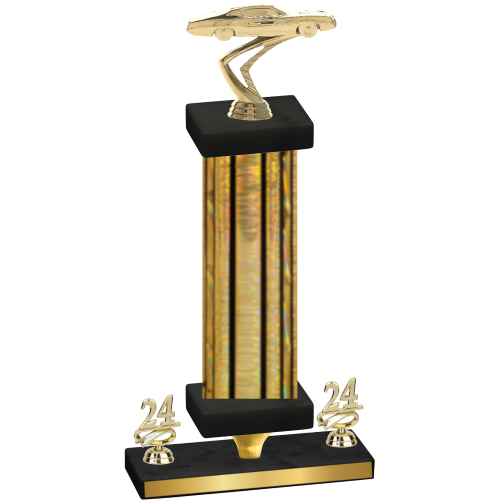 Premium Single Gold Glacier Year Cars Trophy