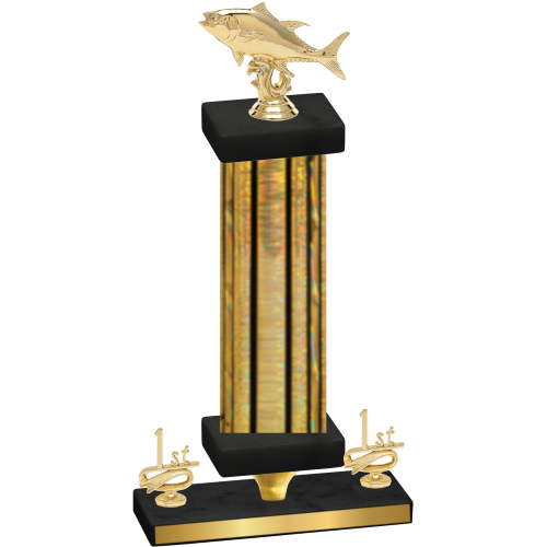 Premium Single Gold Glacier First Place Fishing Trophy