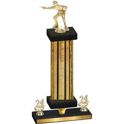 Premium Single Gold Glacier Year Shooter Trophy