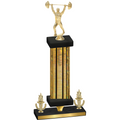 Premium Single Gold Glacier Victory Weights Trophy
