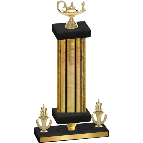 Premium Single Gold Glacier Victory Academics Trophy