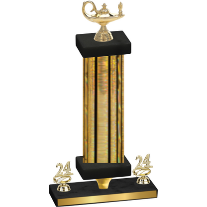 Premium Single Gold Glacier Year Academics Trophy