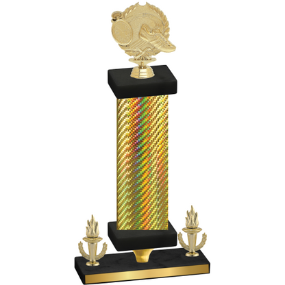 Premium Single Gold Carbon Fiber Victory Running Trophy