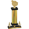 Premium Single Gold Carbon Fiber Victory Tennis Trophy