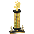 Premium Single Gold Carbon Fiber Victory Pickleball Trophy