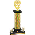 Premium Single Gold Carbon Fiber Year Pickleball Trophy