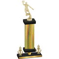 Premium Single Gold Carbon Fiber Victory Basketball Trophy