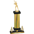 Premium Single Gold Carbon Fiber Victory Softball Trophy
