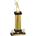 Premium Single Gold Carbon Fiber Year Softball Trophy