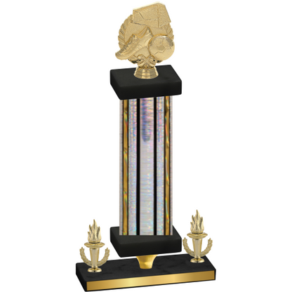 Premium Single Silver Glacier Victory Soccer Trophy