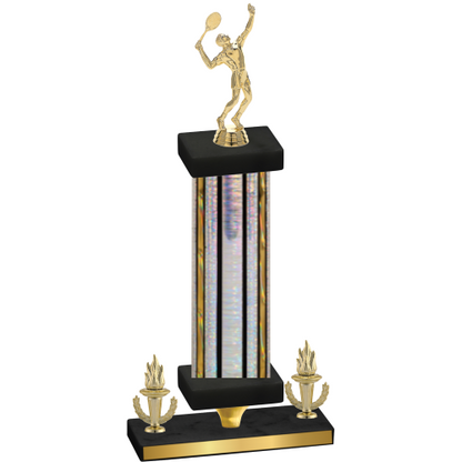 Premium Single Silver Glacier Victory Tennis Trophy