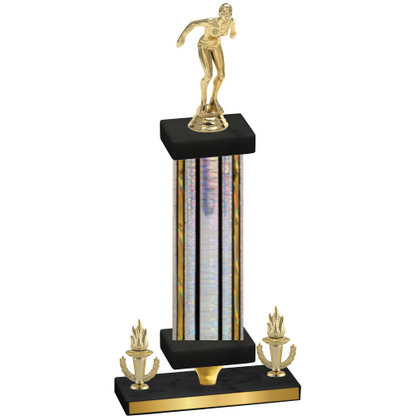 Premium Single Silver Glacier Victory Tennis Trophy