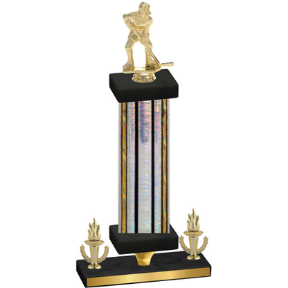 Premium Single Silver Glacier Victory Hockey Trophy