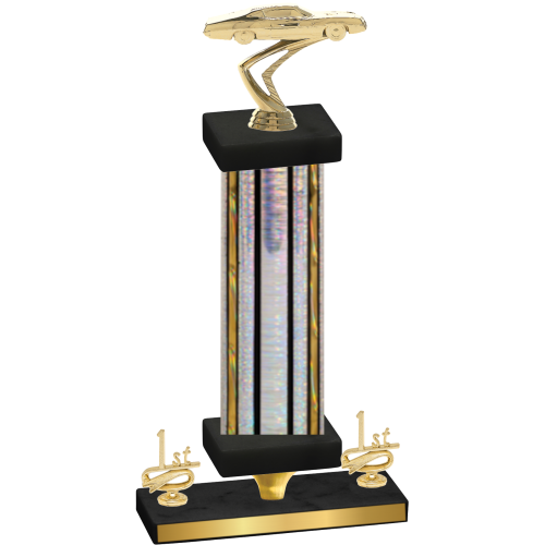 Premium Single Silver Glacier First Place Cars Trophy