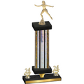 Premium Single Silver Glacier Year Skater Trophy