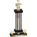 Premium Single Silver Glacier Third Place Music Trophy
