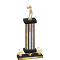Premium Single Silver Glacier Second Place Golf Trophy