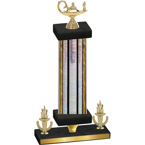 Premium Single Silver Glacier Victory Academics Trophy